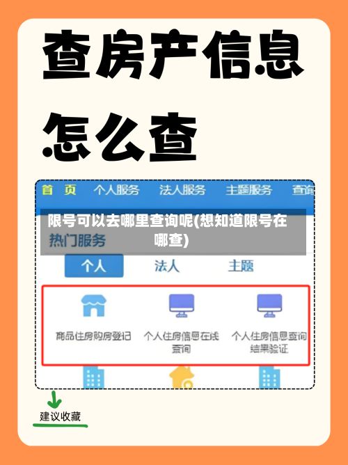 限号可以去哪里查询呢(想知道限号在哪查)