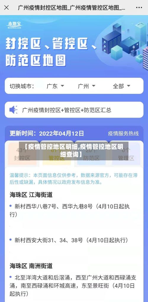 【疫情管控地区明细,疫情管控地区明细查询】-第1张图片