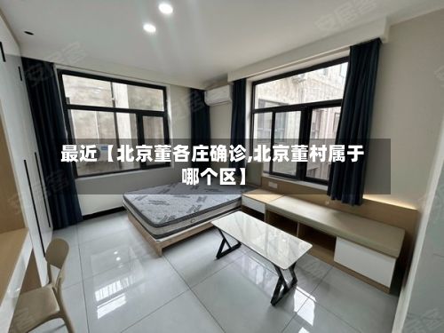 最近【北京董各庄确诊,北京董村属于哪个区】-第2张图片