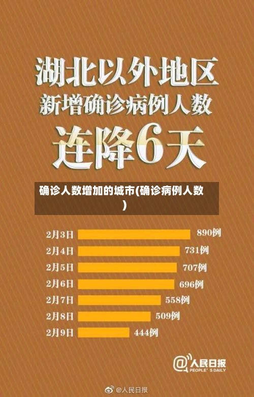 确诊人数增加的城市(确诊病例人数)