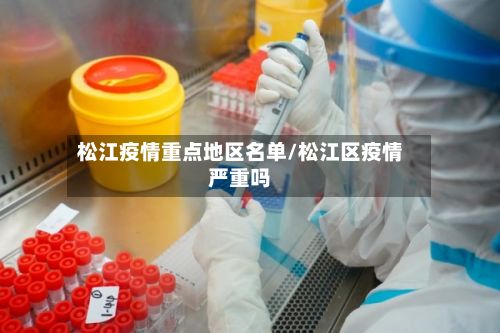 松江疫情重点地区名单/松江区疫情严重吗-第2张图片