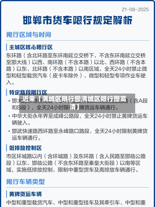 近来【满城区限行图满城区限行图高清】-第2张图片