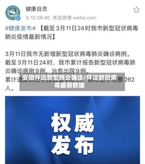 安徽怀远新型肺炎确诊/怀远新冠病毒最新数据-第3张图片
