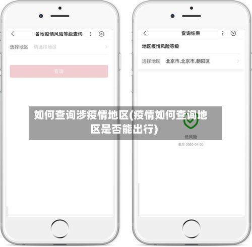 如何查询涉疫情地区(疫情如何查询地区是否能出行)-第2张图片