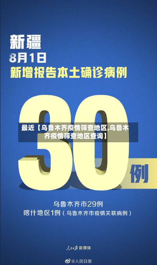 最近【乌鲁木齐疫情筛查地区,乌鲁木齐疫情筛查地区查询】-第3张图片