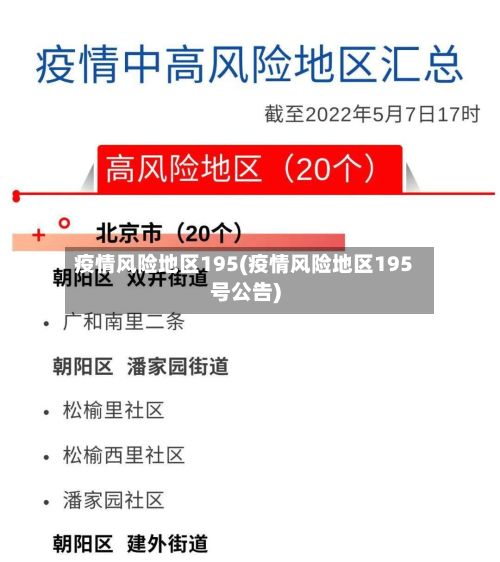 疫情风险地区195(疫情风险地区195号公告)
