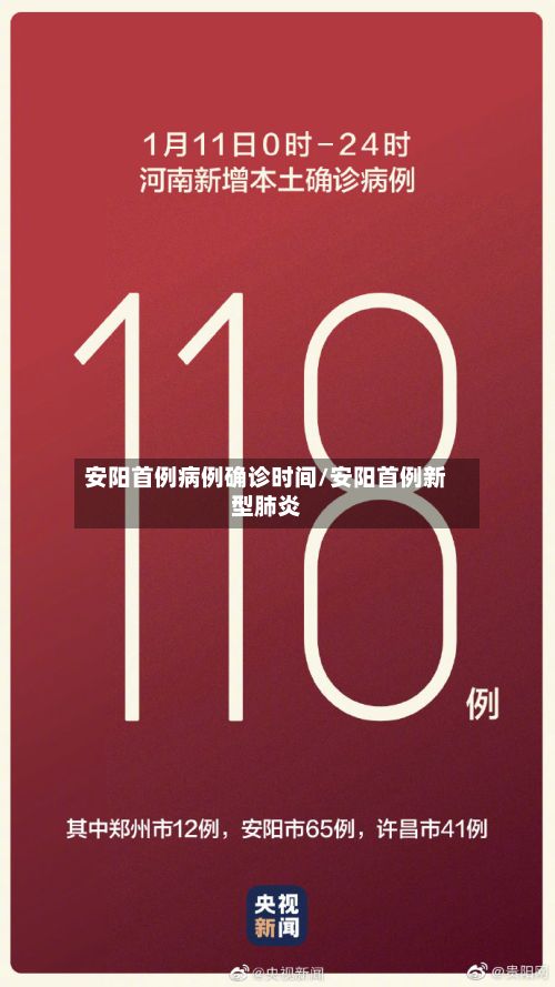 安阳首例病例确诊时间/安阳首例新型肺炎
