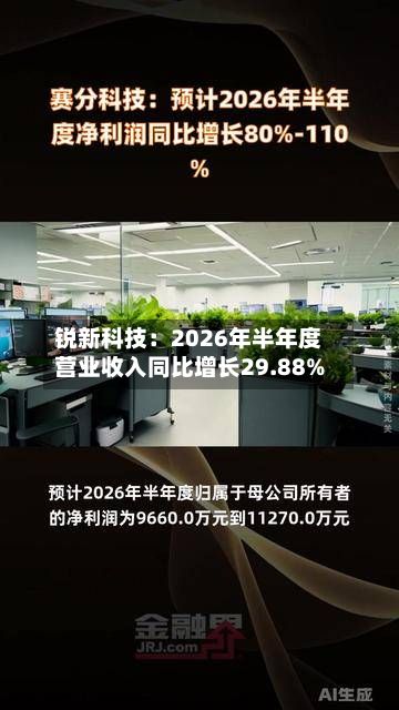 锐新科技:2026年半年度营业收入同比增长29.88%-第3张图片