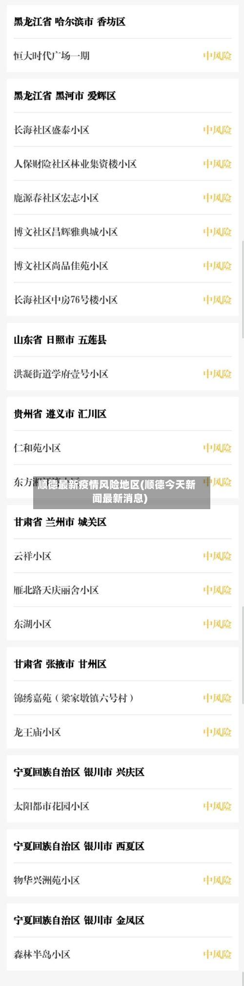 顺德最新疫情风险地区(顺德今天新闻最新消息)-第2张图片