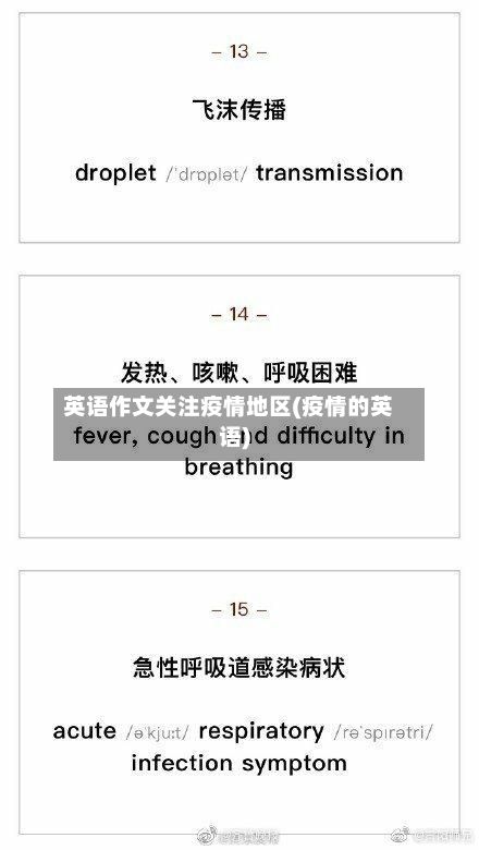 英语作文关注疫情地区(疫情的英语)-第2张图片