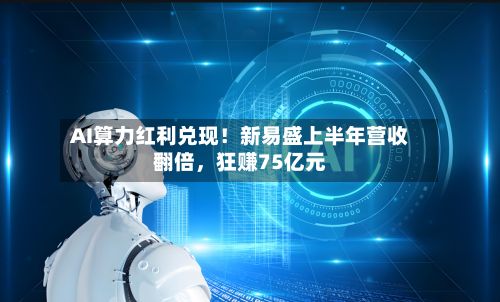 AI算力红利兑现！新易盛上半年营收翻倍，狂赚75亿元-第3张图片