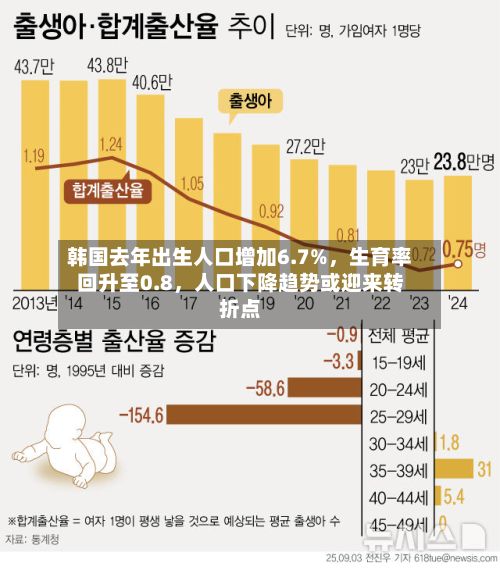 韩国去年出生人口增加6.7%，生育率回升至0.8，人口下降趋势或迎来转折点-第3张图片