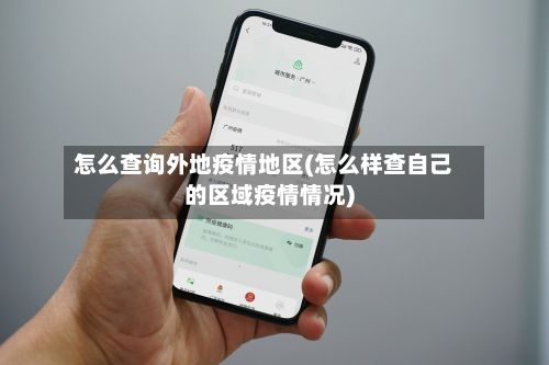 怎么查询外地疫情地区(怎么样查自己的区域疫情情况)-第2张图片