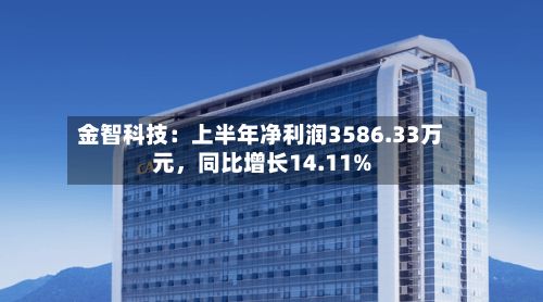 金智科技：上半年净利润3586.33万元，同比增长14.11%-第2张图片