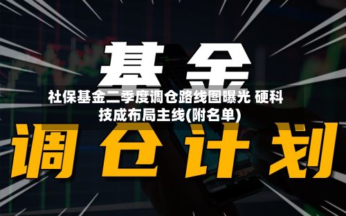 社保基金二季度调仓路线图曝光 硬科技成布局主线(附名单)-第2张图片