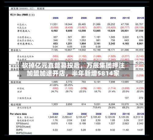砍掉亿元直营募投后	，万辰集团押注加盟加速开店，半年新增5814家-第2张图片