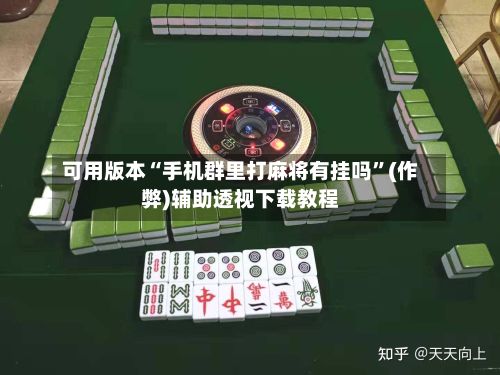可用版本“手机群里打麻将有挂吗”(作弊)辅助透视下载教程-第2张图片