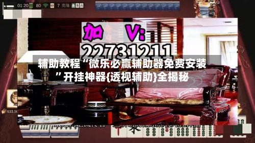 辅助教程“微乐必赢辅助器免费安装”开挂神器{透视辅助}全揭秘-第3张图片
