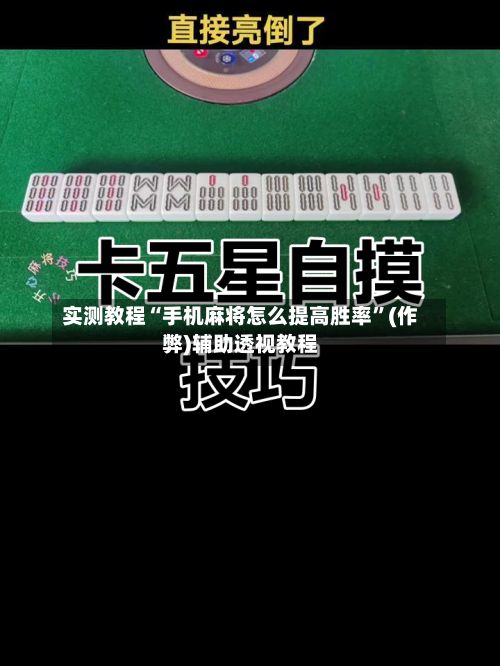 实测教程“手机麻将怎么提高胜率”(作弊)辅助透视教程
