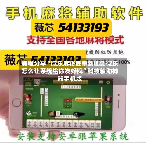 教程分享“微乐麻将胜率到哪调微乐怎么让系统给你发好牌	”科技辅助神器手机版-第2张图片