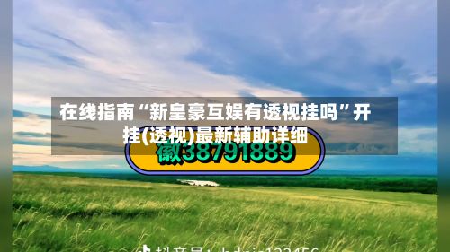在线指南“新皇豪互娱有透视挂吗	”开挂(透视)最新辅助详细-第2张图片
