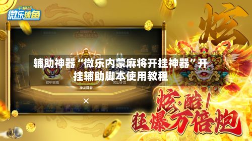 辅助神器“微乐内蒙麻将开挂神器	”开挂辅助脚本使用教程-第2张图片