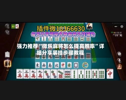 强力推荐“微乐麻将怎么提高胜率”详细分享装挂步骤教程-第3张图片