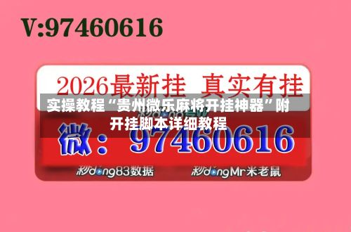 实操教程“贵州微乐麻将开挂神器	”附开挂脚本详细教程-第2张图片