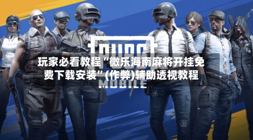 玩家必看教程“微乐海南麻将开挂免费下载安装	”(作弊)辅助透视教程-第3张图片