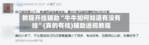 教程开挂辅助“牛牛如何知道有没有挂”(真的有挂)辅助透视教程-第2张图片