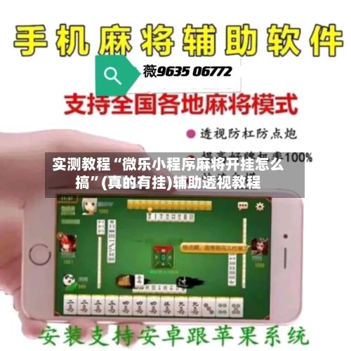 实测教程“微乐小程序麻将开挂怎么搞”(真的有挂)辅助透视教程-第3张图片