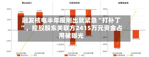融发核电半年报刚出就紧急“打补丁”，控股股东关联方2415万元资金占用被曝光-第2张图片