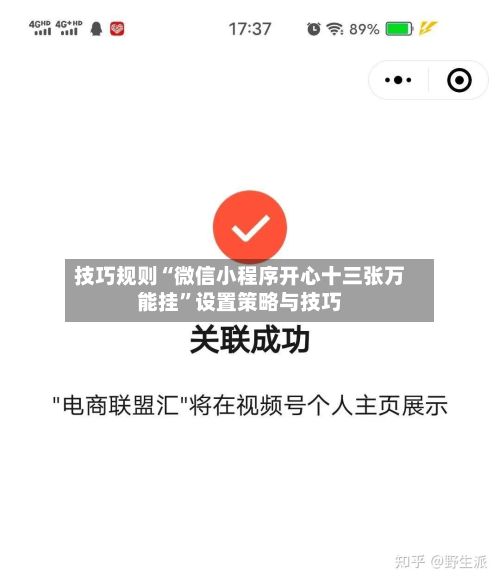 技巧规则“微信小程序开心十三张万能挂”设置策略与技巧