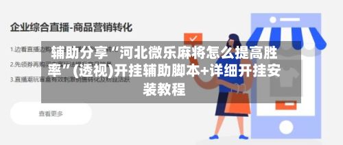 辅助分享“河北微乐麻将怎么提高胜率”(透视)开挂辅助脚本+详细开挂安装教程-第3张图片
