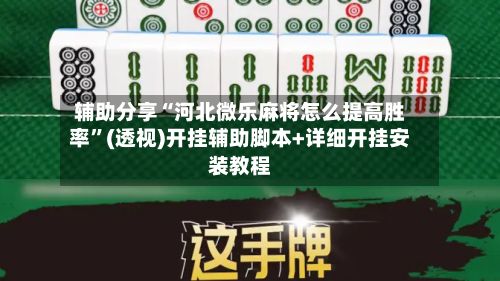 辅助分享“河北微乐麻将怎么提高胜率	”(透视)开挂辅助脚本+详细开挂安装教程-第2张图片