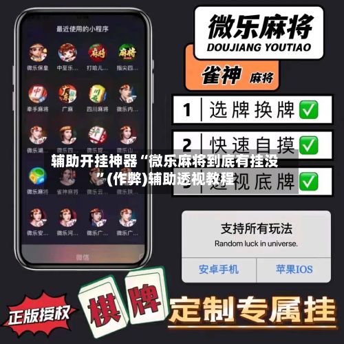 辅助开挂神器“微乐麻将到底有挂没”(作弊)辅助透视教程