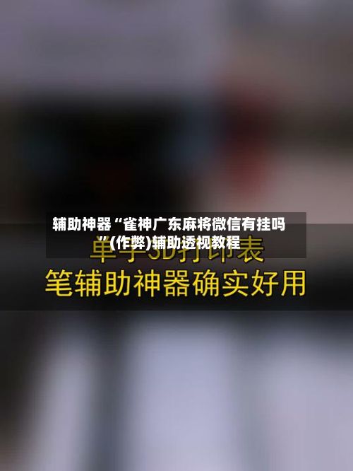 辅助神器“雀神广东麻将微信有挂吗”(作弊)辅助透视教程-第3张图片