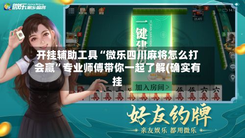 开挂辅助工具“微乐四川麻将怎么打会赢”专业师傅带你一起了解(确实有挂-第3张图片
