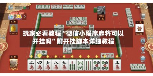 玩家必看教程“微信小程序麻将可以开挂吗”附开挂脚本详细教程-第2张图片